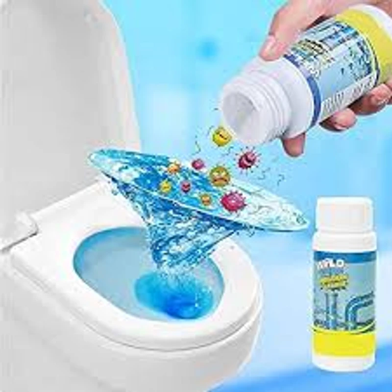 Powerful Sink and Drain Cleaner - Portable Powder Cleaning Agent for Kitchen, Toilet, and Washroom Pipe Unblocker - Image 3