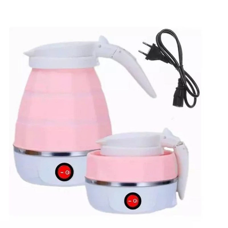 Travelling Folding Kettle Electric Silicone Foldable Water Kettles Compression - Image 3