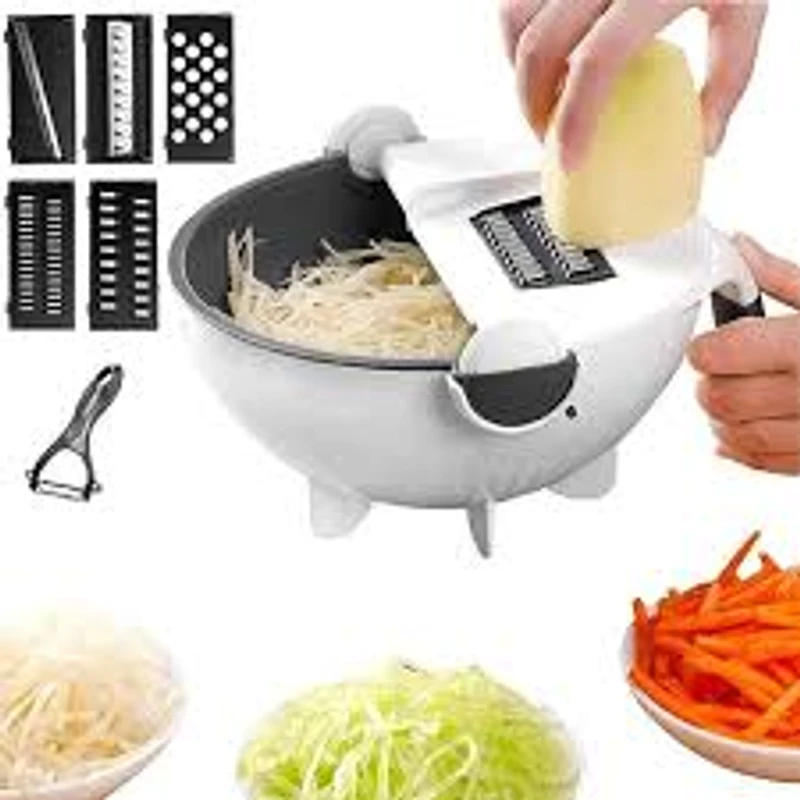 9 in 1 Wet Basket Vegetable Cutter